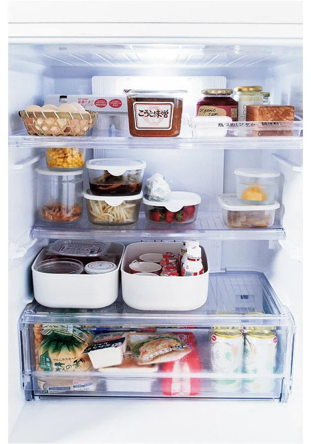 ゴチャつきがちな冷蔵庫内も無印におまかせ！庫内の整理法、全部見せ