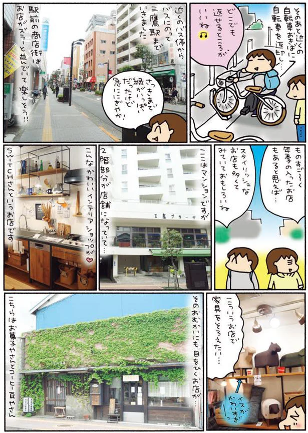 三鷹駅までいきました