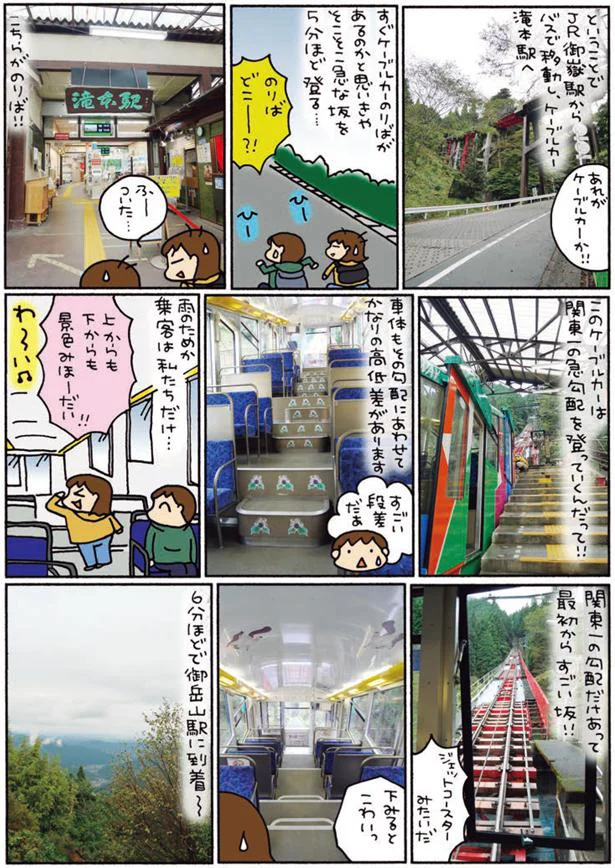 最初からすごい坂！