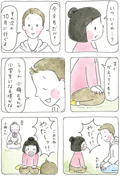 すぐかえってくる？