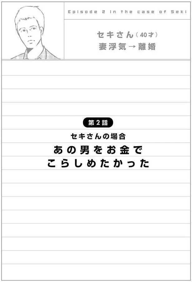 あの男をお金でこらしめたかった