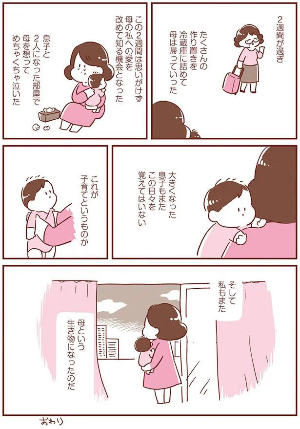 私もまた母という生き物になったのだ