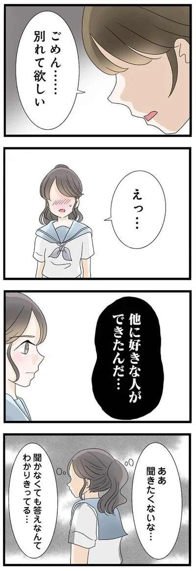 他に好きな人ができたんだ…