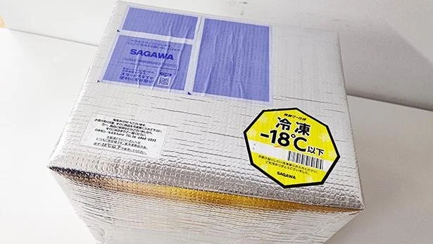 マイナス18℃で届いて送料無料なんてスゴ過ぎ。 「多くのお客様から注文があり出荷までにお時間をいただいています」の注意書きも納得です