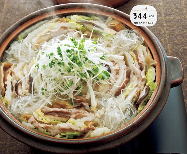 豚肉のうまみで白菜の甘さが引き立つ!