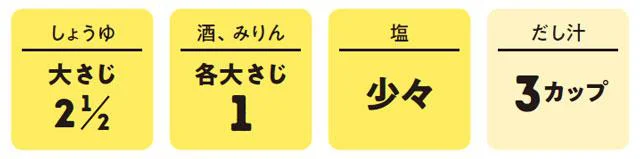 しょうゆちゃんこ鍋つゆ分量