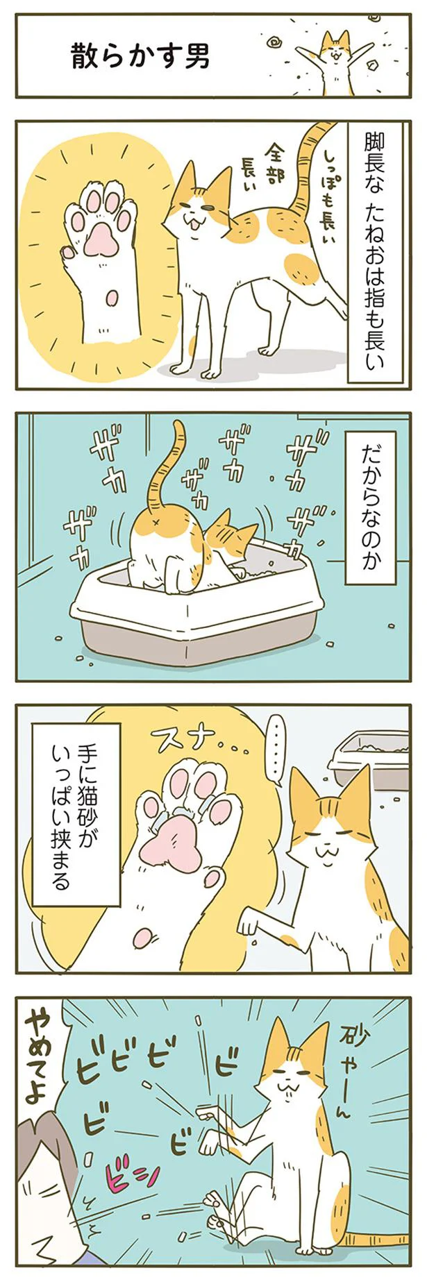 散らかす男