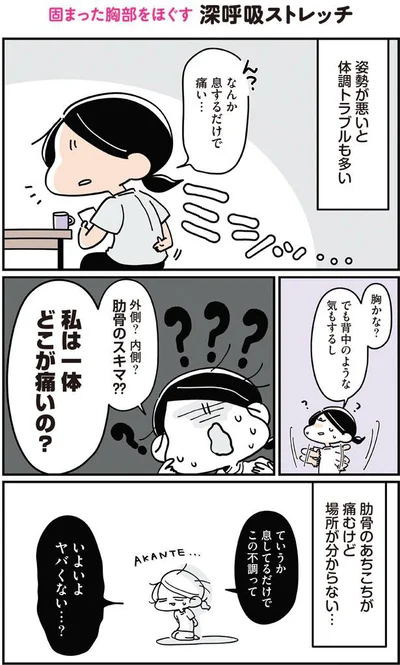 息するだけで痛い…