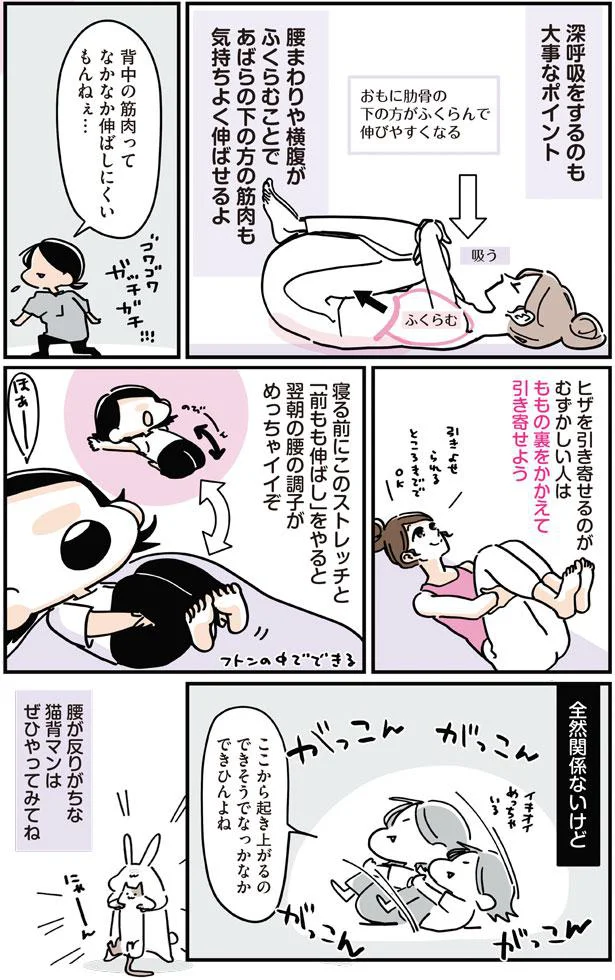 腰が反りがちな猫背マンはぜひやってみてね