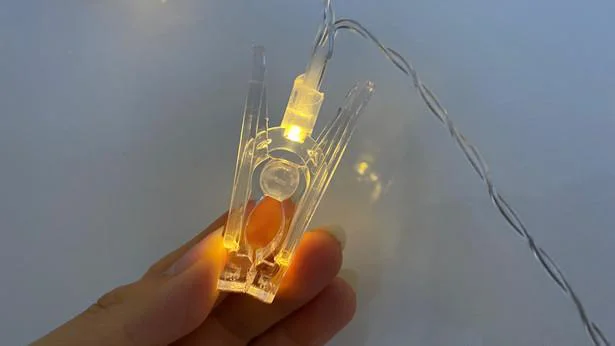 クリップが光るんです!