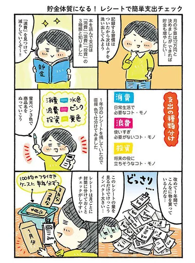 1年間でこんなに物を買っているんだな…