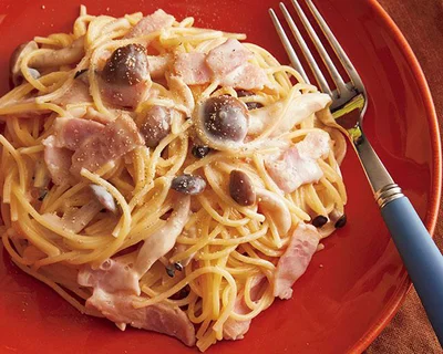  深～いコクのクリームパスタ