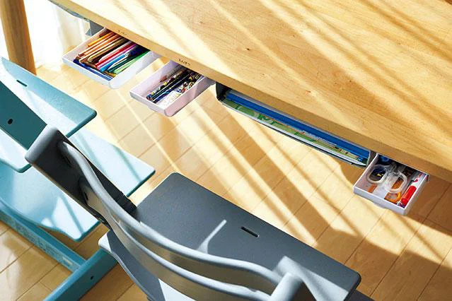 「ごはんできたよ」のかけ声から10秒後には片づけ完了⁉ 「裏面活用収納術」