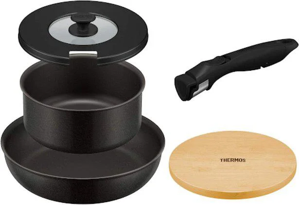 THERMOS(サーモス) 取っ手のとれるフライパン5点セット