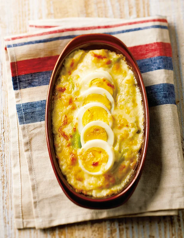 卵と長ネギが簡単おいしいグラタンに早変わり！ぱっと作れるお助け料理！／Mizukiのやみつきおかず（3）