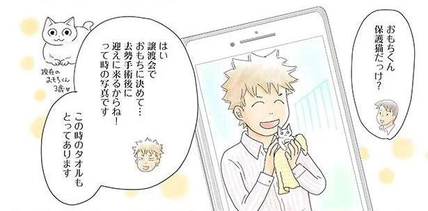 おもちくん保護猫だっけ?