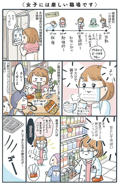 女子には厳しい職場です