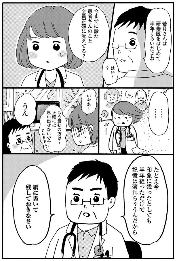 紙に書いて残しておきなさい