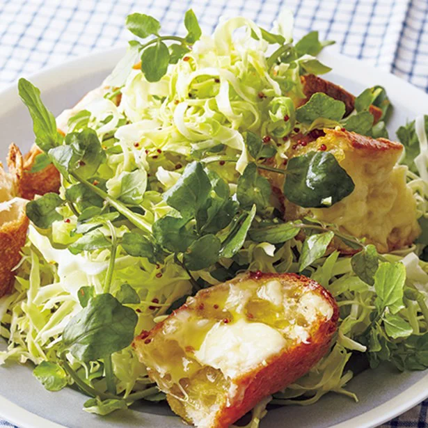 休日の朝ごはんにおすすめ！1皿で満足できるパン入りサラダ5選