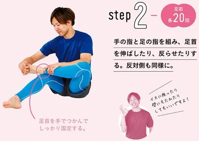 足首ストレッチ2