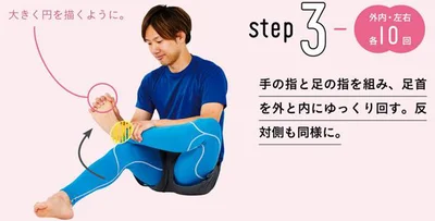 足首ストレッチ3