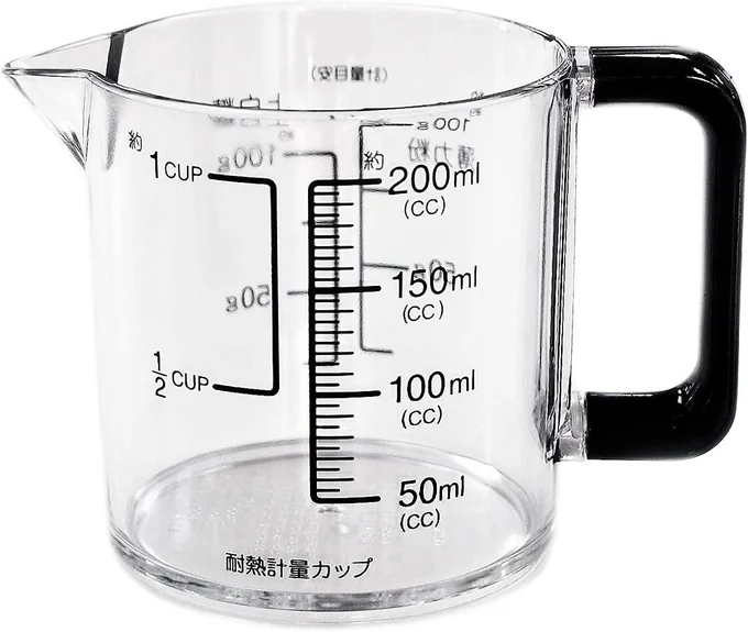  パール金属 耐熱計量カップ 200ml