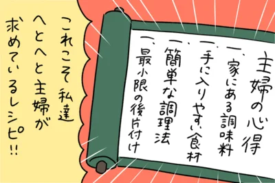 『主婦の心得』(みや子作)