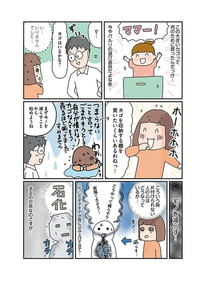 モノを減らす…