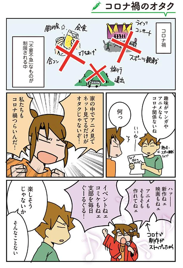 コロナ禍のオタク