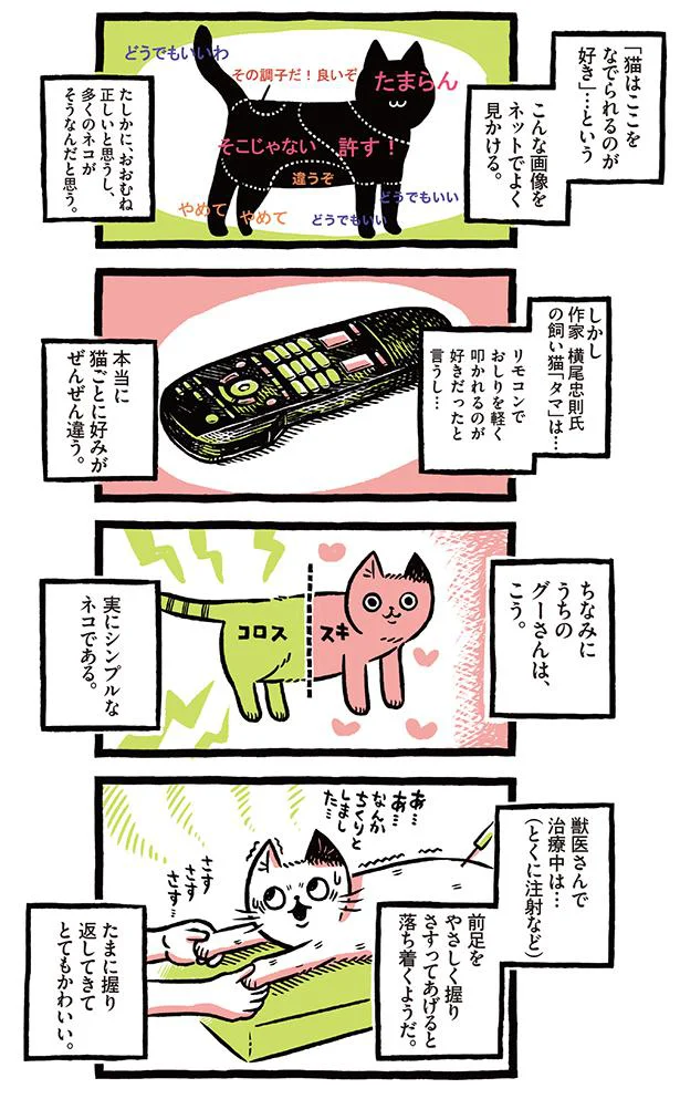 猫ごとに好みがぜんぜん違う