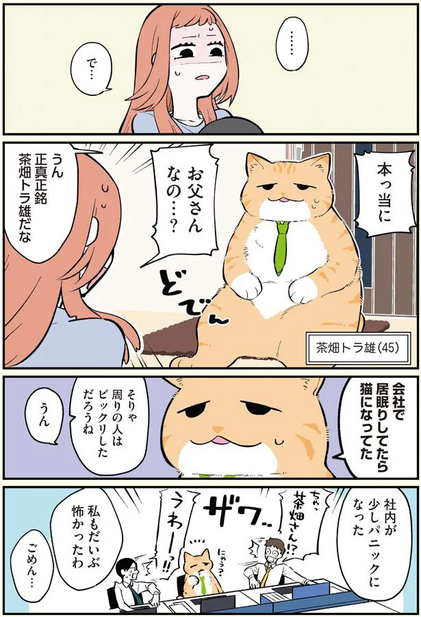 居眠りしてたら猫になってた