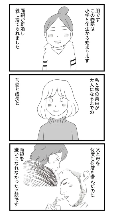 両親が離婚し、親に捨てられた