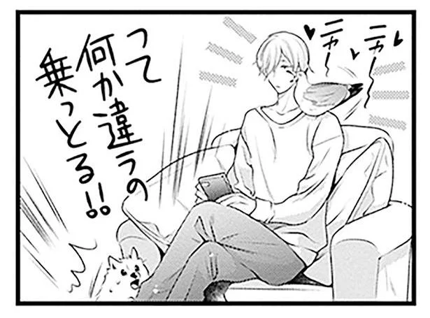 鳴き声は猫だけど…義兄の肩を占領する新顔の正体は？／義理の兄は動物の声が聞こえる6（4）