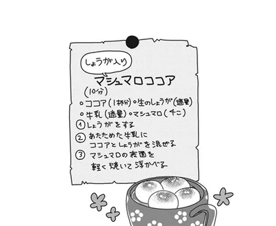 しょうが入りマシュマロココア