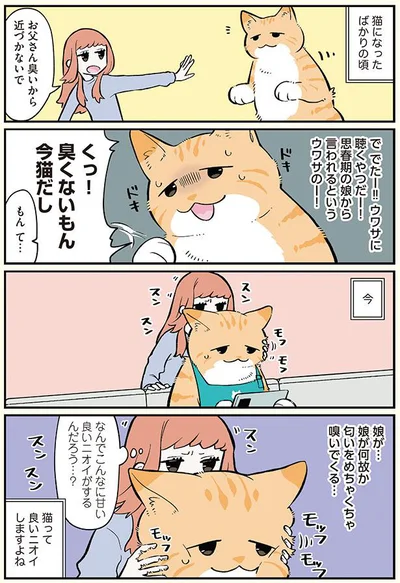 お父さん臭いから近づかないで