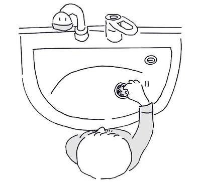 歯磨き終わりの排水口掃除を習慣に