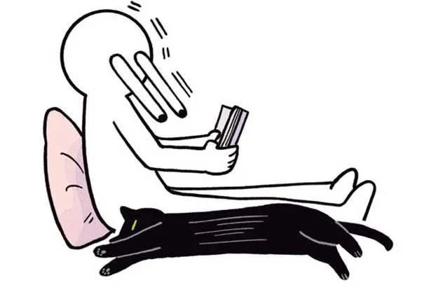 なっが！思わずビビる、猫の伸びきった姿／黒猫ろんと暮らしたら（5）
