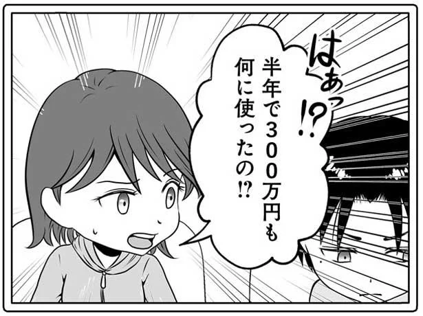 300万円も何に使ったの!?