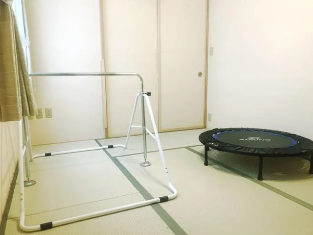 和室は息子のアスレチック広場