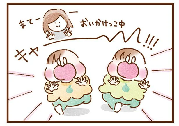 羨ましいなあ！ 一人っ子の私から生まれた双子は、24時間毎日めっちゃ楽しそう／双子育児、ちょっぴり詰んでます！（2）
