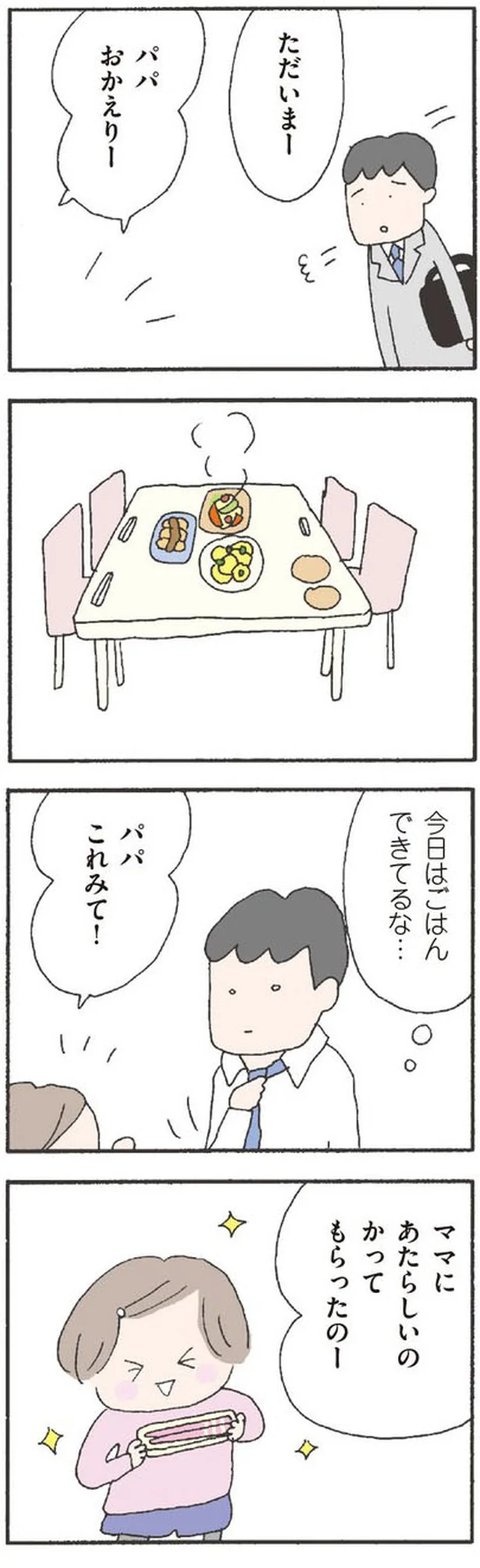 今日はごはんできてるな