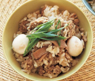 食材の下ごしらえいらず！ ひき肉でうまみた〜っぷり「ちまき風炊き込みご飯」