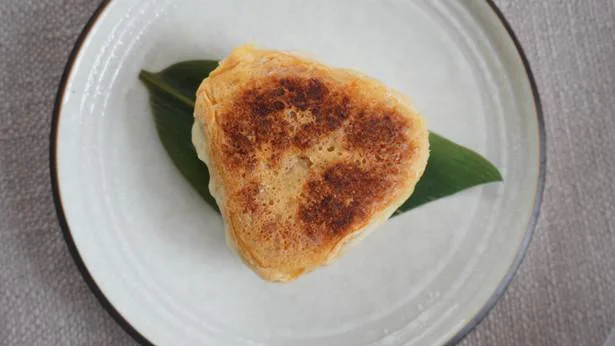 チーズ焼きおにぎり完成!