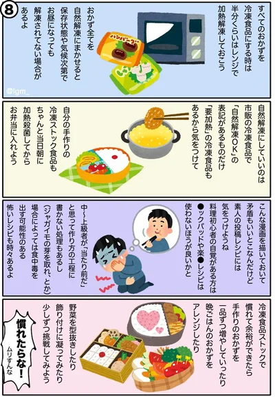  料理が苦手なお母さん向けのお弁当対策（8）