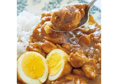 とりとゆで卵のヨーグルトカレー