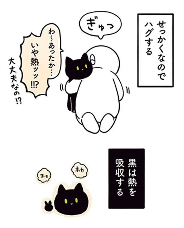 黒は熱を吸収する