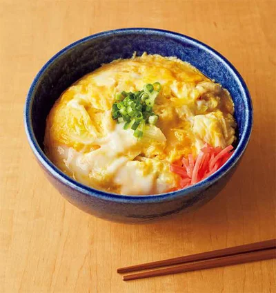 だしがきいてる塩親子丼