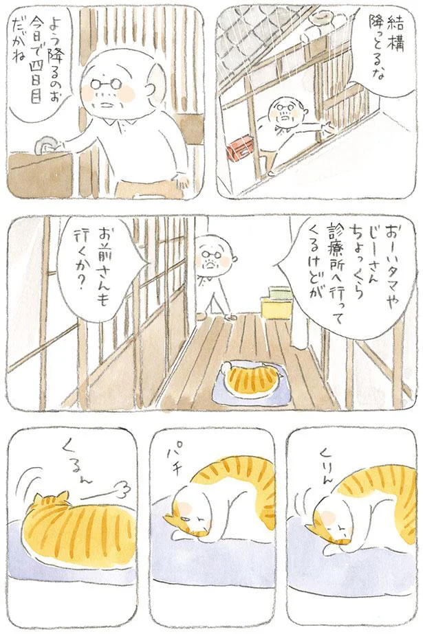 結構降っとるな