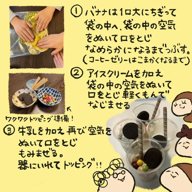 アイスで濃厚シェイクの作り方