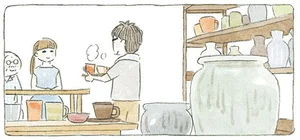 教え子の陶芸家の元を訪れたじいちゃん。猫のエサ鉢作りに挑戦！（5）